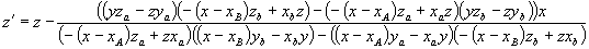 z´= ....