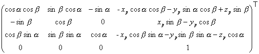 (4) - Matrix T